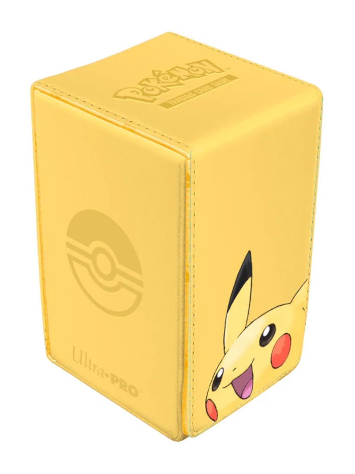 Light Goldenrod Ultra Pro | Pokemon: Pikachu Alcove Tower Deck Box | Trading Card Game Accessory