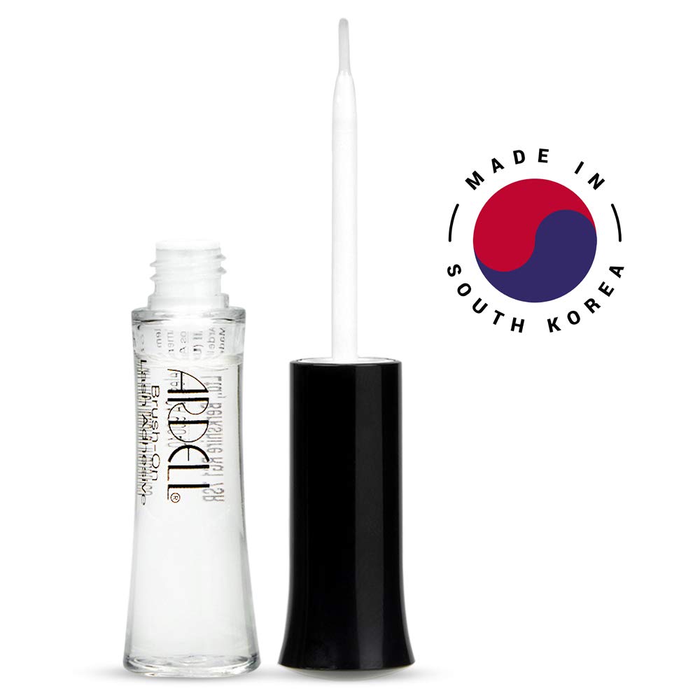 White Smoke Ardell Brush On Strip Lash Adhesive, Clear Lash Glue for False Lashes, Waterproof, Latex-Free, 5ml, 4 Pack