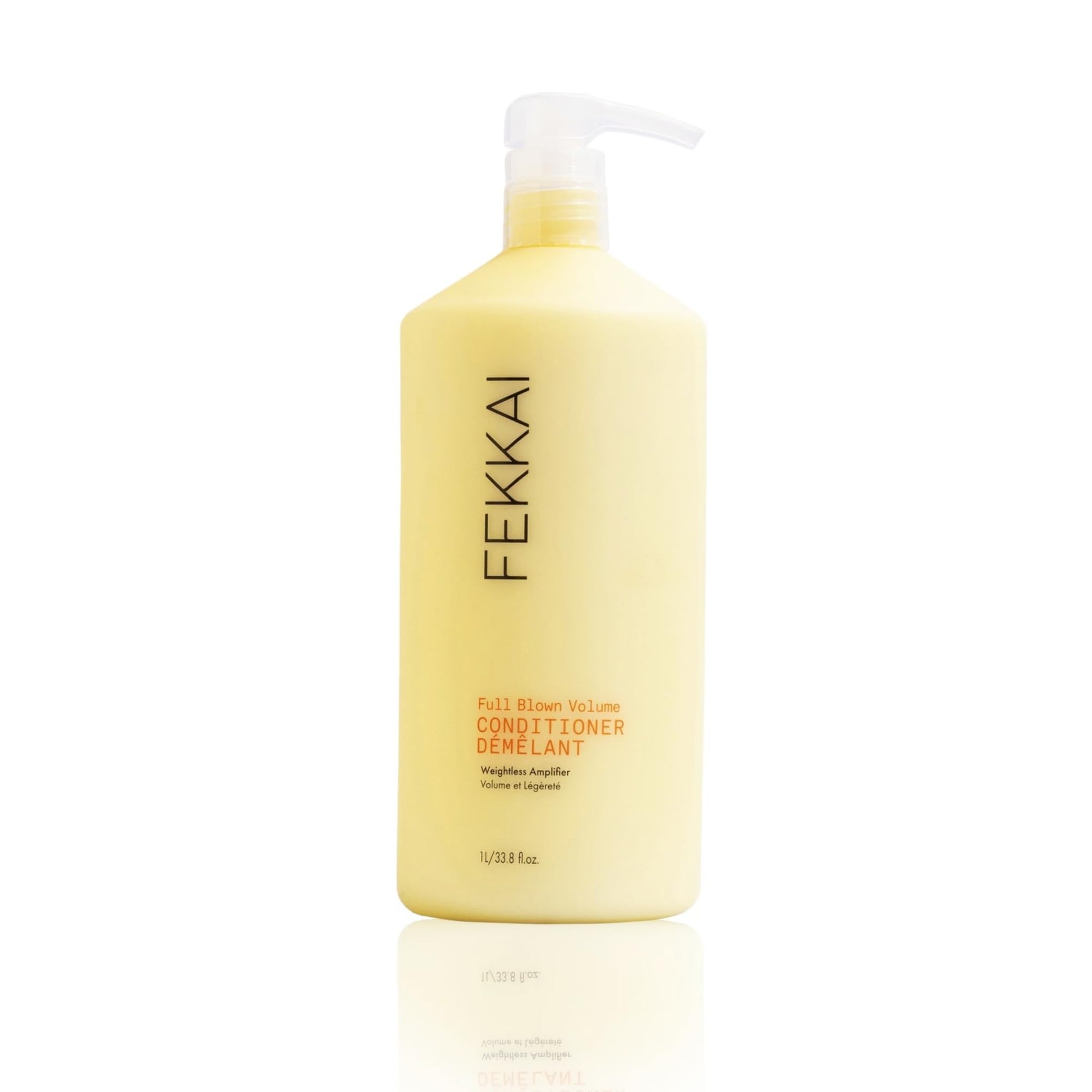 Seashell FEKKAI Full Blown Volume Conditioner - 1 Liter - Delivers 2X the Volume for Up to 8 Hours - Free of Sulfates, Parabens, Phthalates - Vegan, Cruelty-Free