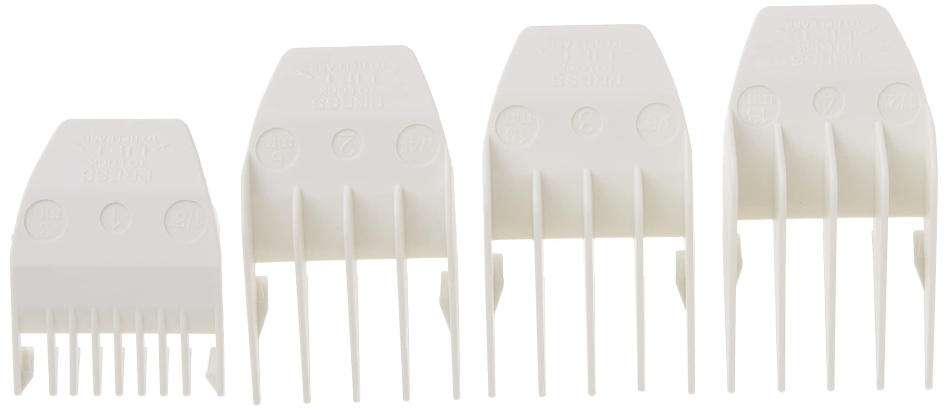 White Smoke WAHL Comb Set for Peanut Trimmer, White
