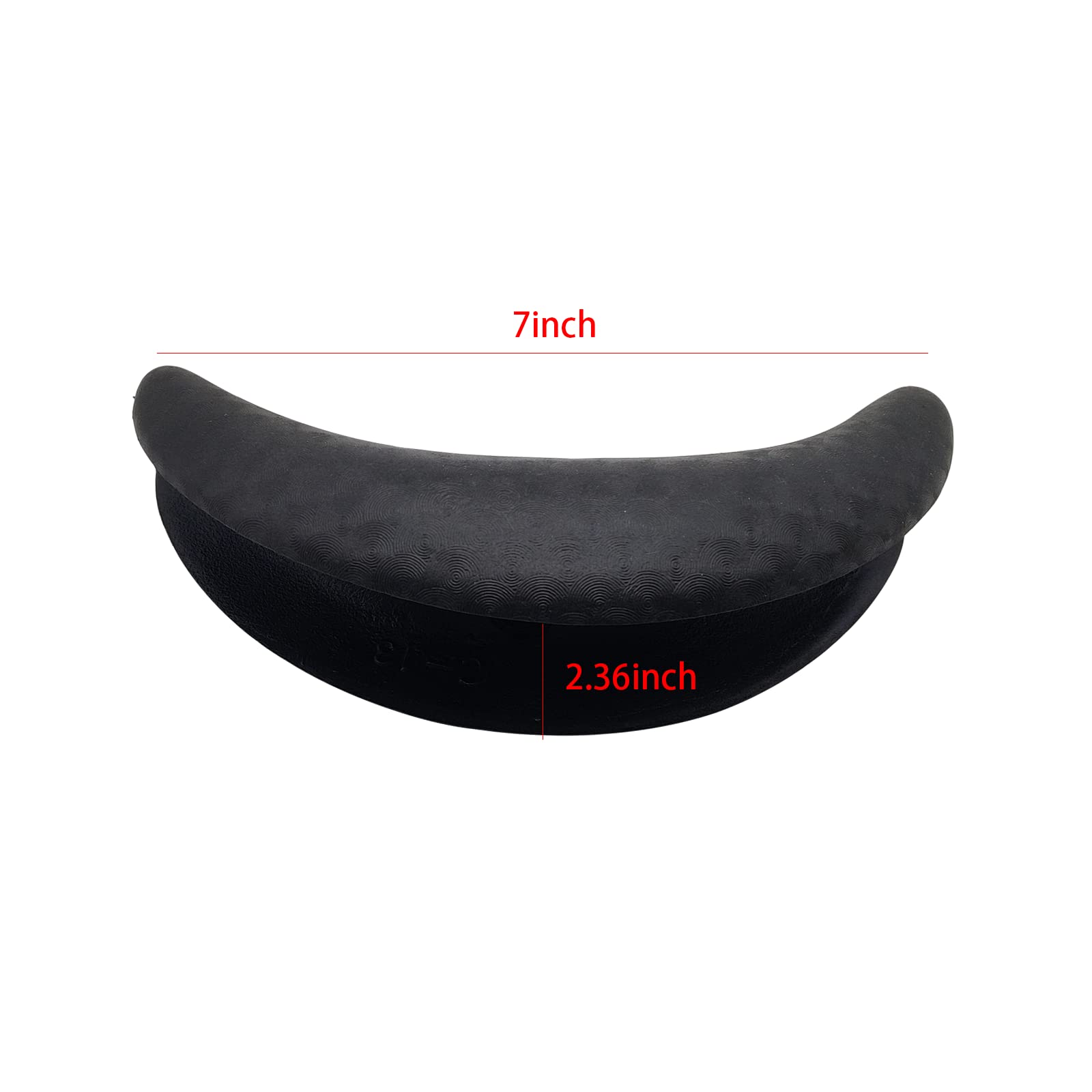 White Smoke Shampoo Bowl Silicone Neck Cushion, Durable Comfortable Hair Wash Gel Neck Rest Pillow for Salon Shampoo Bowl, Professional Sink Neck Rest for Wash Basin Hair Washing Tray