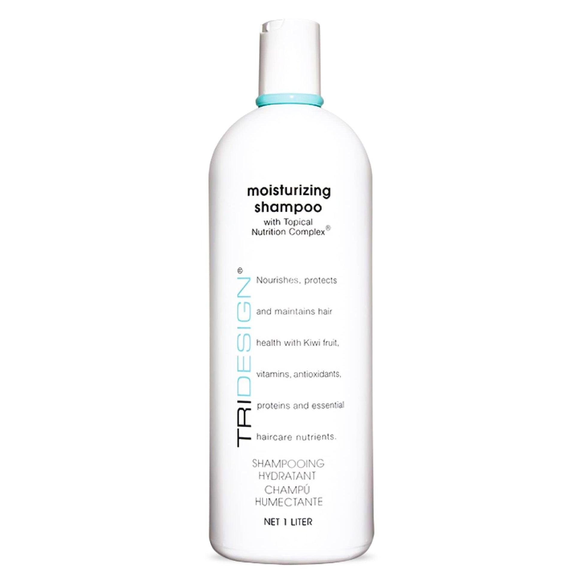 White Smoke TRIDESIGN Moisturizing Shampoo – Hydrating Shampoo for Dry Hair, Nourishing Moisturizer for Women and Men for Home or Salon Use, Moisturizing or Dry Scalp, 34 Oz