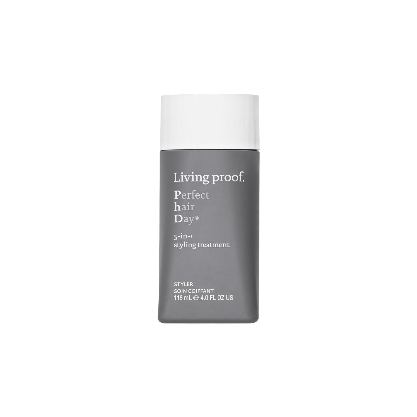Light Slate Gray Living Proof Perfect Hair Day 5-in-1 Styling Treatment – Conditions, Smooths, Volumizes, Adds Shine, Heat Protection up to 450°F, 4 oz