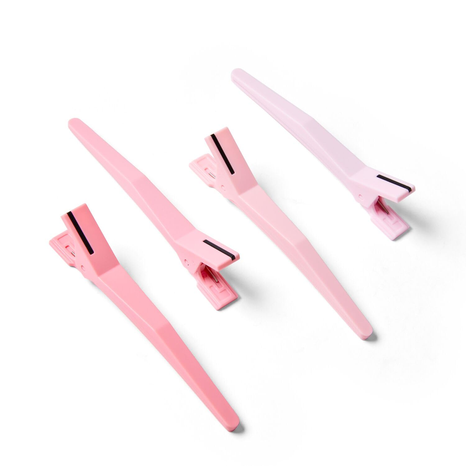White Smoke Salon Care Pink Traceless Clips (4 Count)
