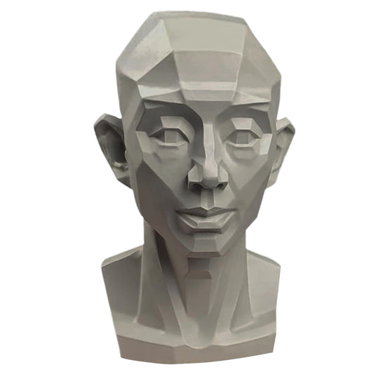 White Smoke Planar Head Model Drawing Mannequin Artists Learn Planes of Face Human Manikin Head for Medical and Artistic Drawing Skecthing Painting