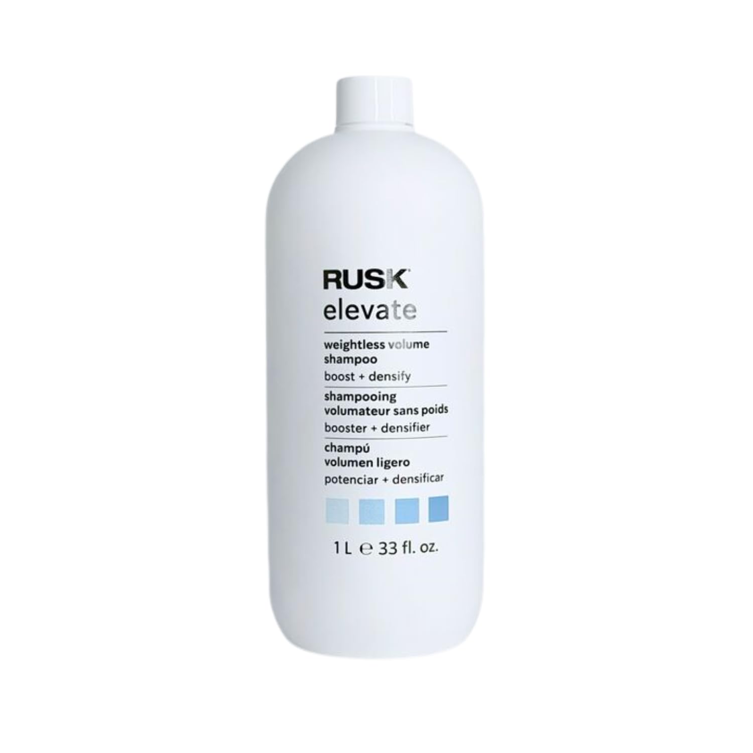 Lavender RUSK Elevate Weightless Volume Shampoo 33 oz.