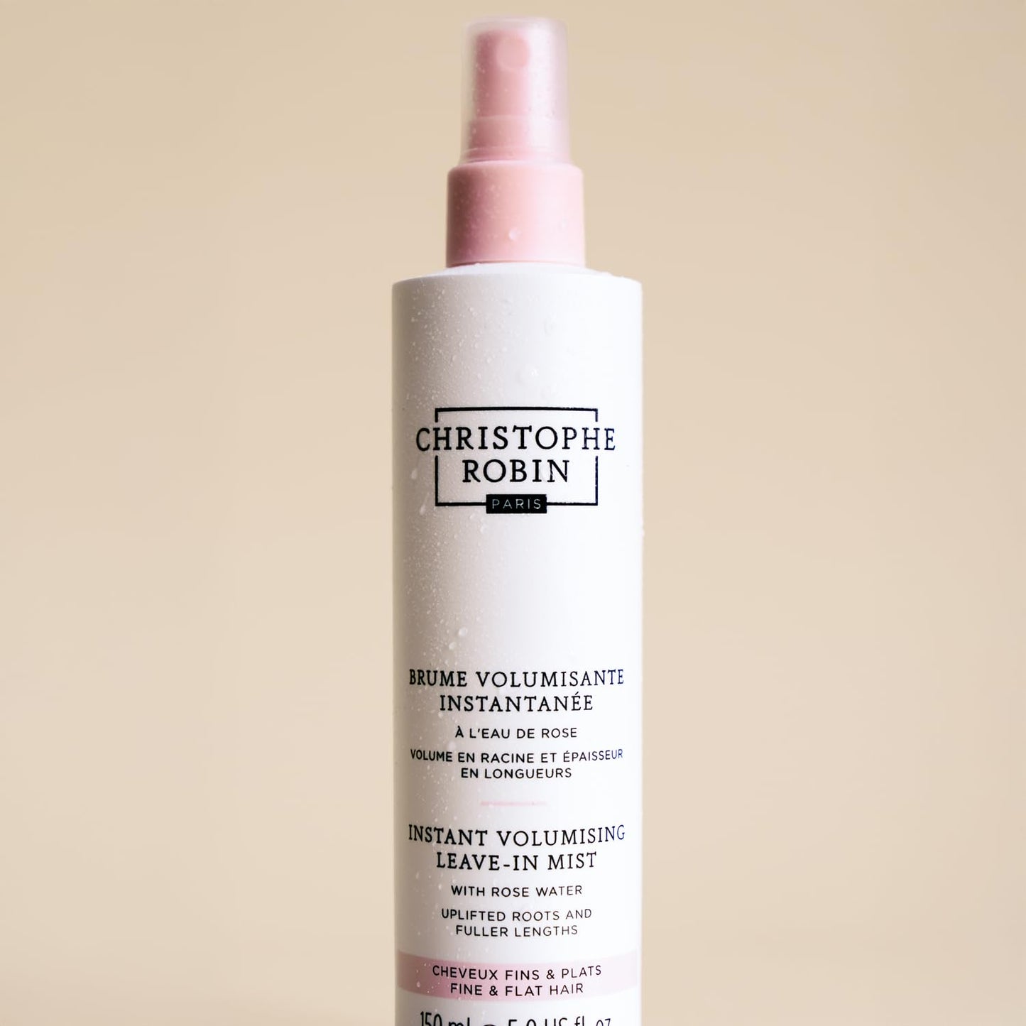 White Smoke Christophe Robin Instant Volumising Mist with Rose Water for Thin, Fine, and Flat Hair 5 fl. oz