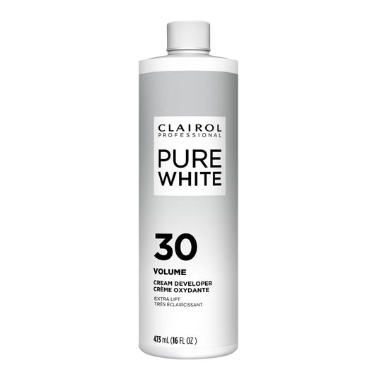 White Smoke Clairol Professional Pure White 30 volume Crème Developer, 16 oz