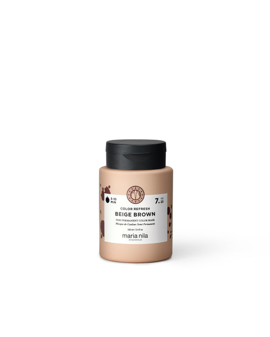 White Smoke Maria Nila Color Refresh, Beige Brown 3.4 Fl Oz, Beige brown hair mask, Semi-Permanent Pigments, 100% Vegan & Sulfate/Paraben free
