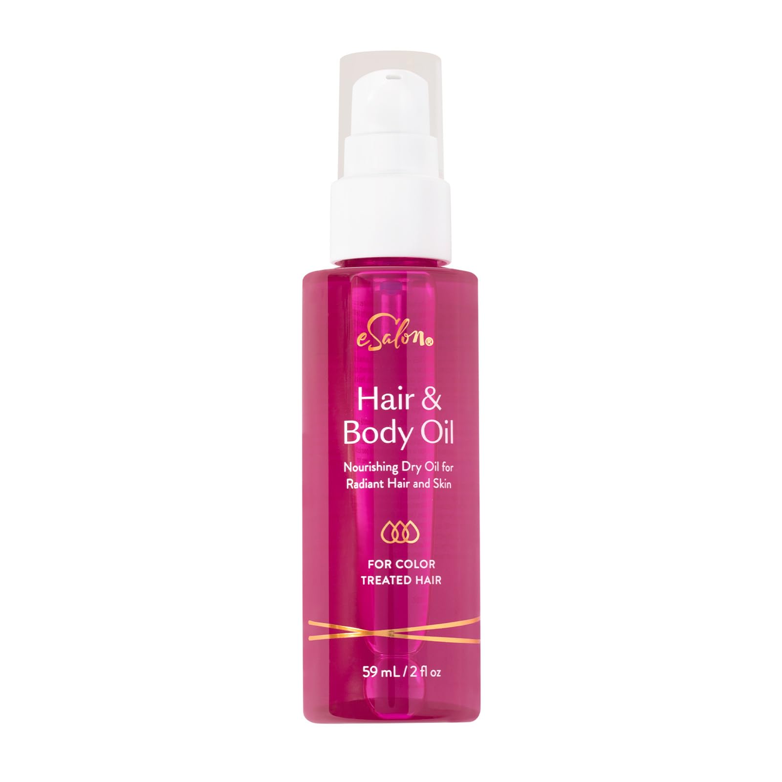 White Smoke eSalon Hair and Body Oil, Nourishing Dry Oil for Color Treated Hair, Radiant Hair and Skin Care, 59ml/2fl oz