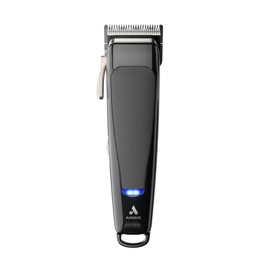 White Smoke Andis 86000 reVITE Cordless Lithium-Ion Adjustable Fade Hair Cutting Clipper with Stainless Steel Blade - Black