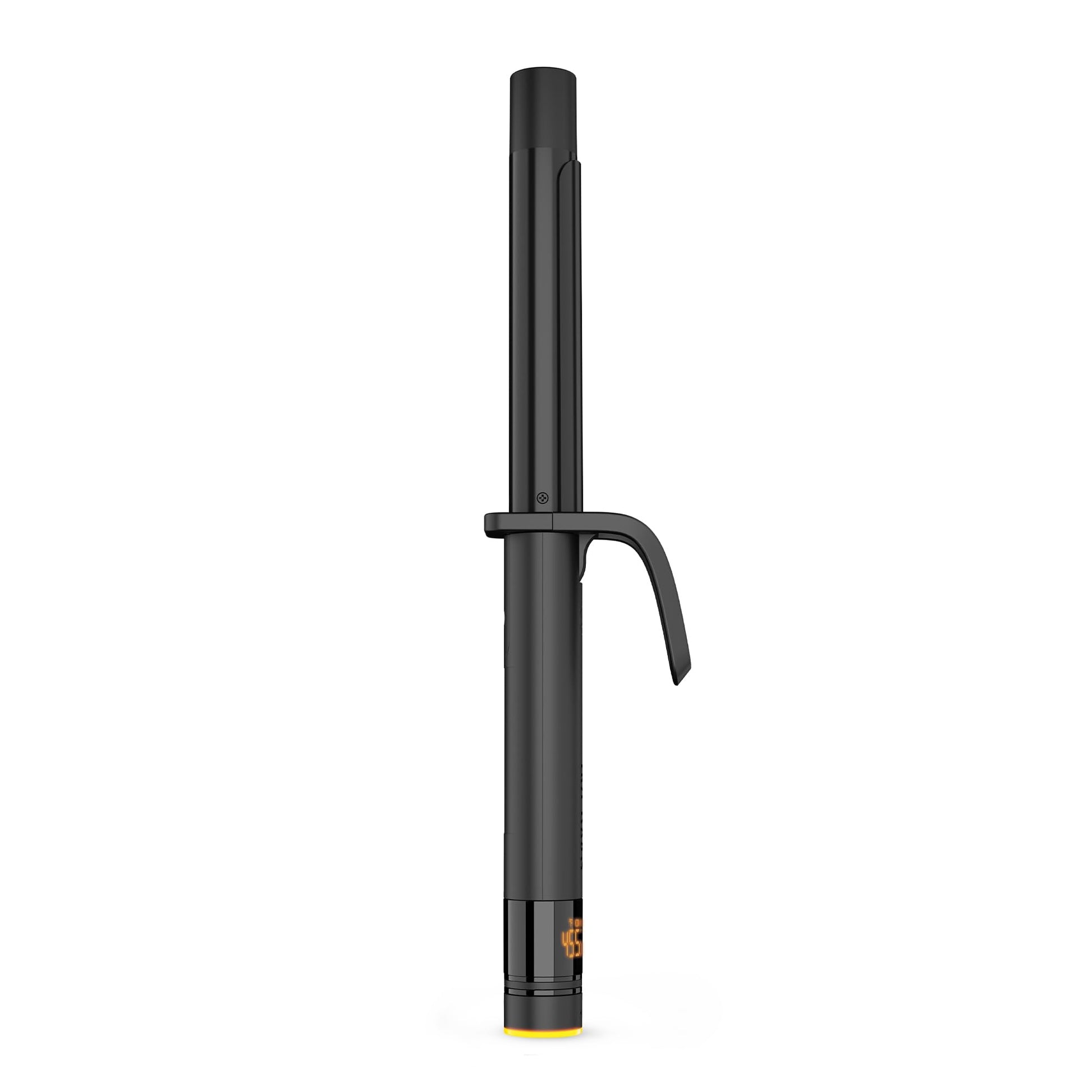 White Smoke HOT TOOLS Pro Artist Black Gold 1 Inch Curling Iron - Stylist Preferred Curling Wand, Creates Defined Waves and Long-Lasting Results for Smooth & Shiny Styles