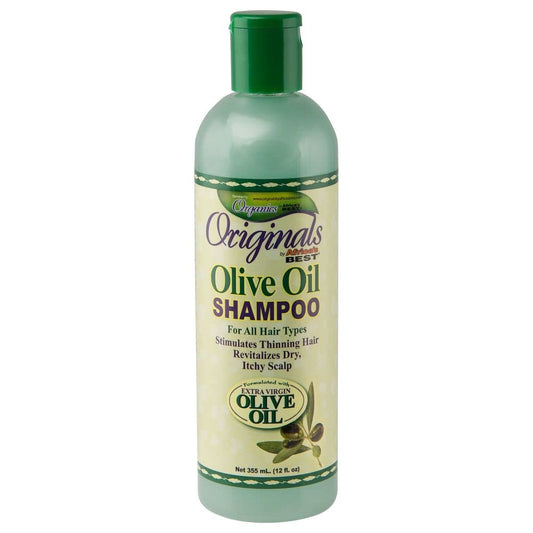 White Smoke Originals by Africa's Best Olive Oil Shampoo, Formulated With Extra Virgin Olive Oil, Moisturizes, Stimulates Thinning Hair, Revitalizes Dry, Itchy Scalp, 12 oz