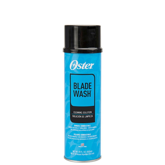 Light Cyan Oster Blade Wash Cleaning Solution for Clipper Trimmer Blades 18 oz CL-76300103