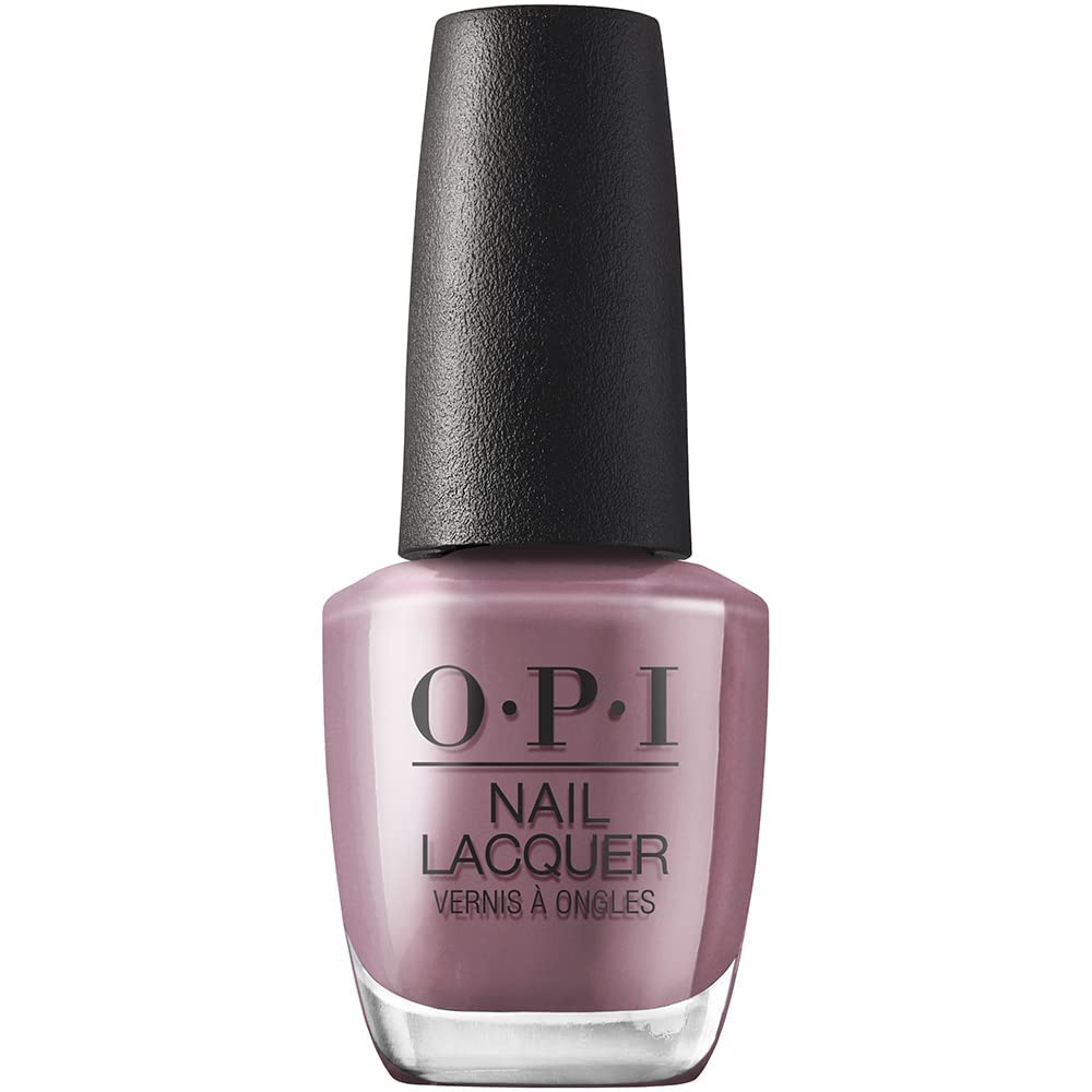 White Smoke OPI Nail Lacquer Claydreaming | Opaque Dark Brown Crème Chip Resistant Nail Polish | Fall Wonders Collection