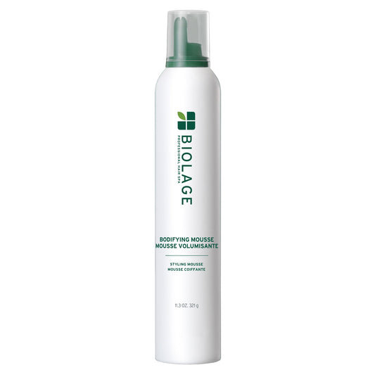 White Smoke Biolage Bodifying Mousse - For All Hair Types, Adds Body, Control, and Shine, Vegan, Paraben-Free, Colorant-Free
