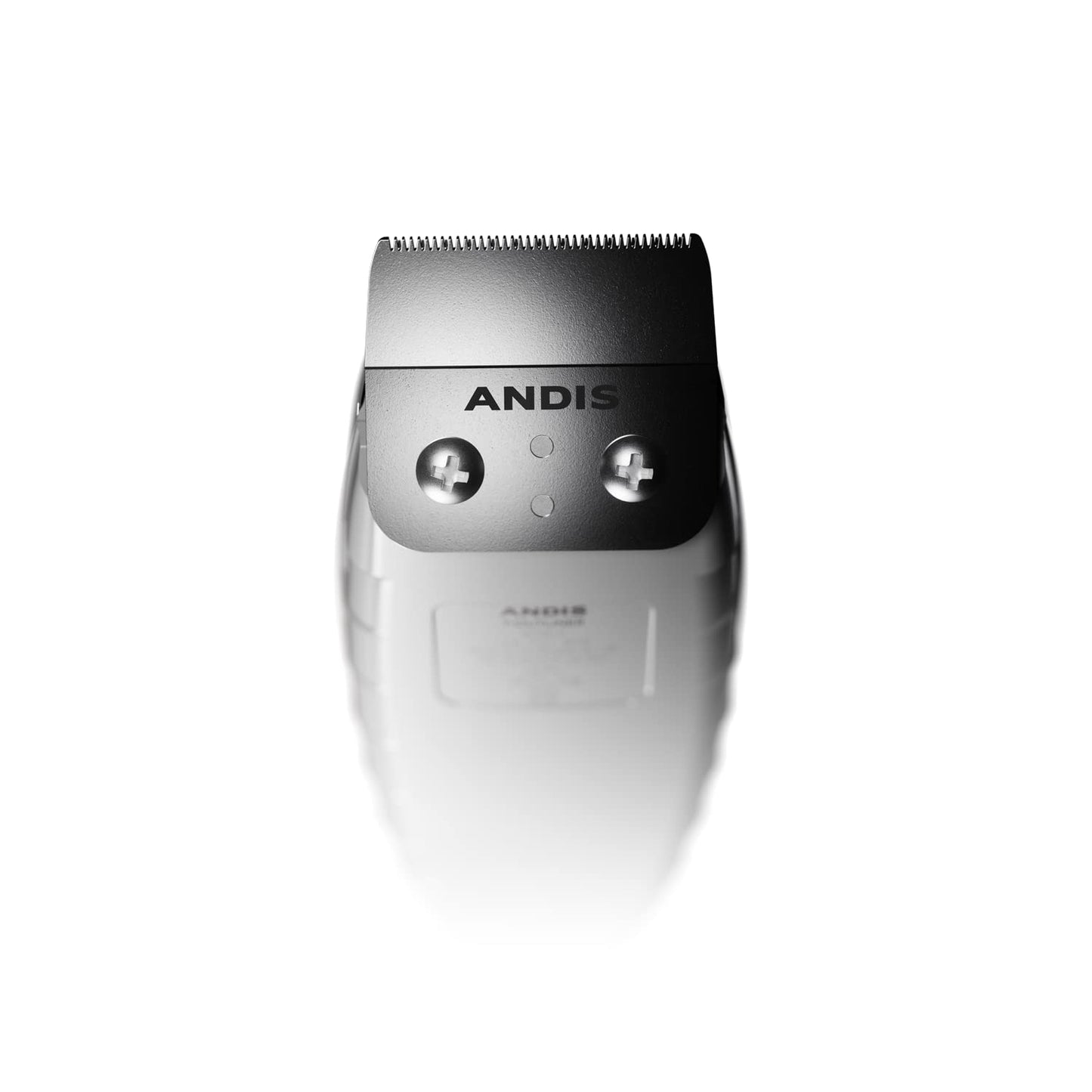 Light Gray Andis 04685 Professional Outliner ll Square Blade Beard Trimmer - Blade Zero Gapper, Carbon Steel Blade - Grey