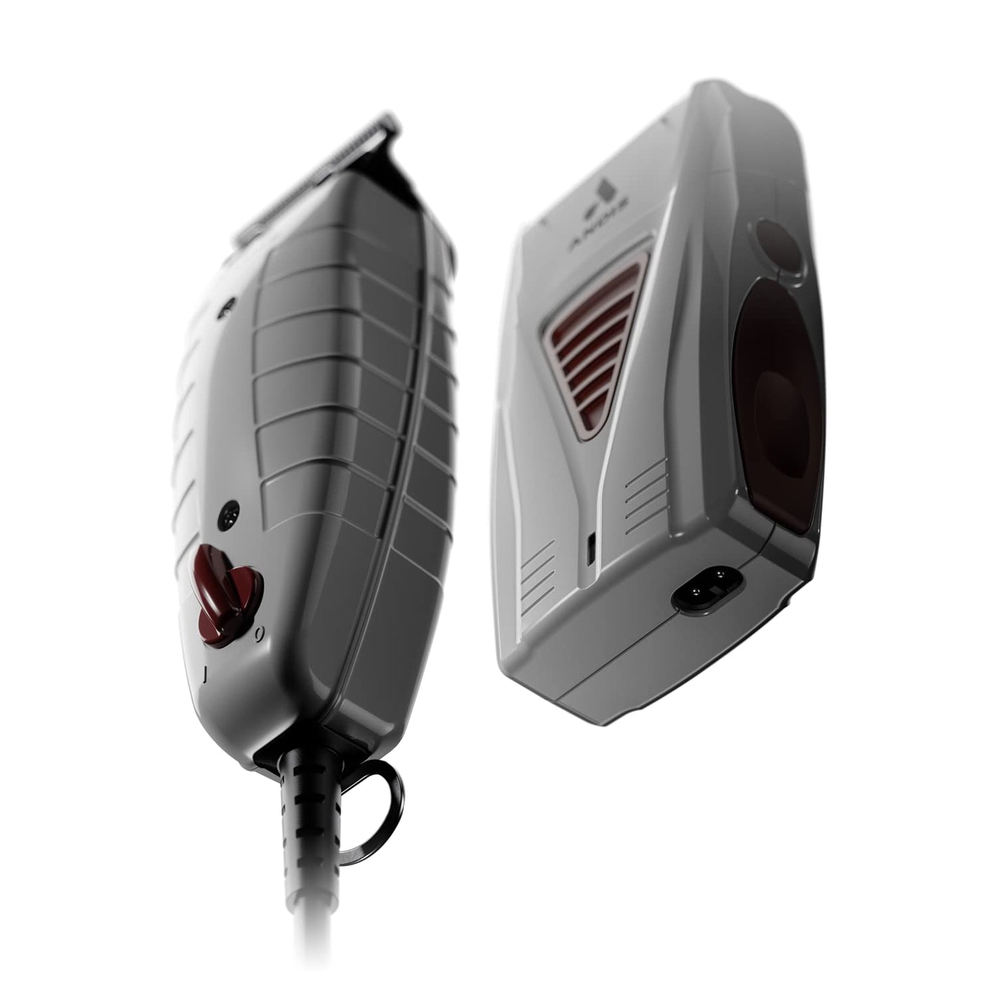White Smoke Andis 17270 Finishing Combo T-Outliner Trimmer & Pro Foil Lithium Titanium Foil Shaver - Professional Finishing Hair & Beard Trimming Kit