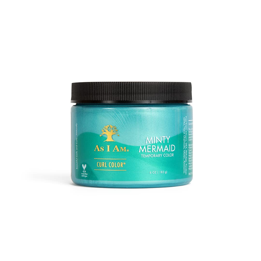 Dark Slate Gray As I Am Curl Color - 6 ounce and Curling Gel Temporary