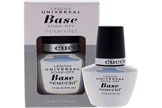 White Smoke Cuccio Pro LED/UV Universal Soak Off Base - Creates The Perfect Canvas - Adds More Strength To Your Gel Polish - Smoothens Ridges And Imperfections On Your Natural Nail - 0.43 Oz Nail Polish