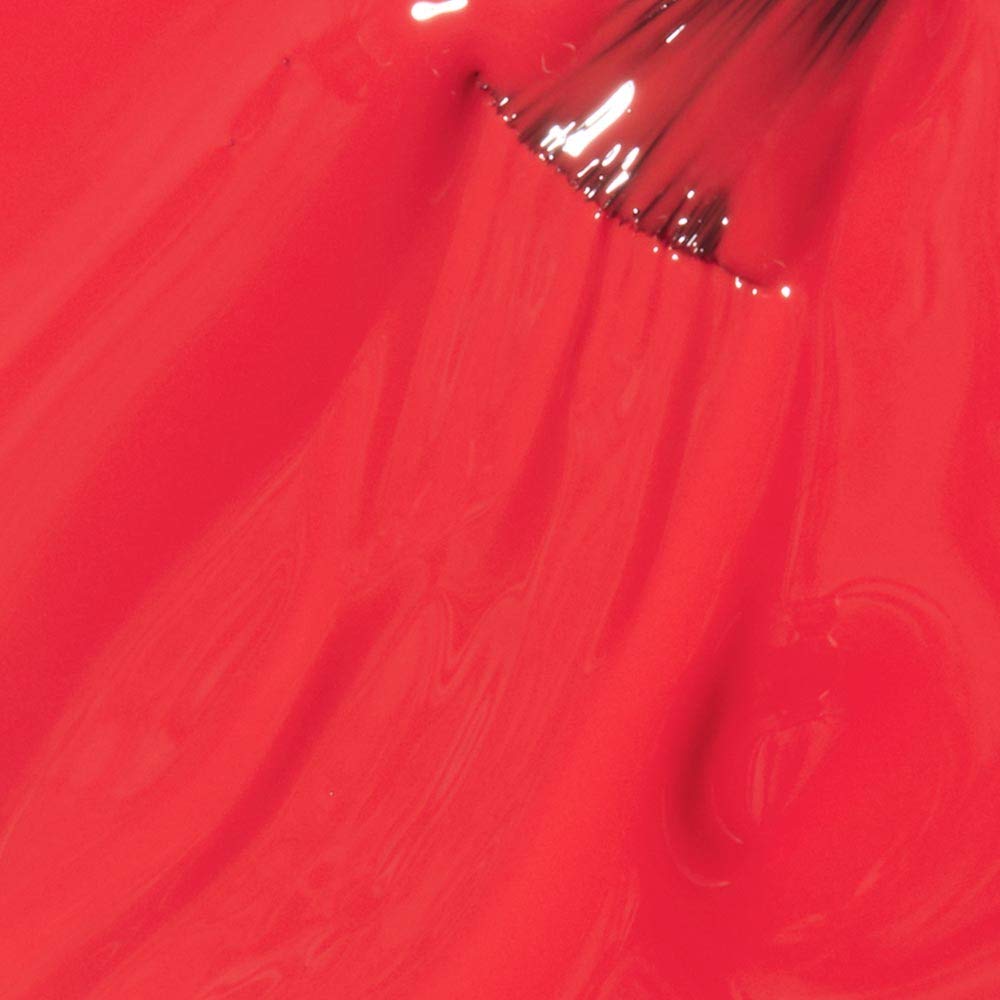 Firebrick OPI Nail Lacquer, OPI on Collins Ave., Orange Nail Polish, 0.5 fl oz