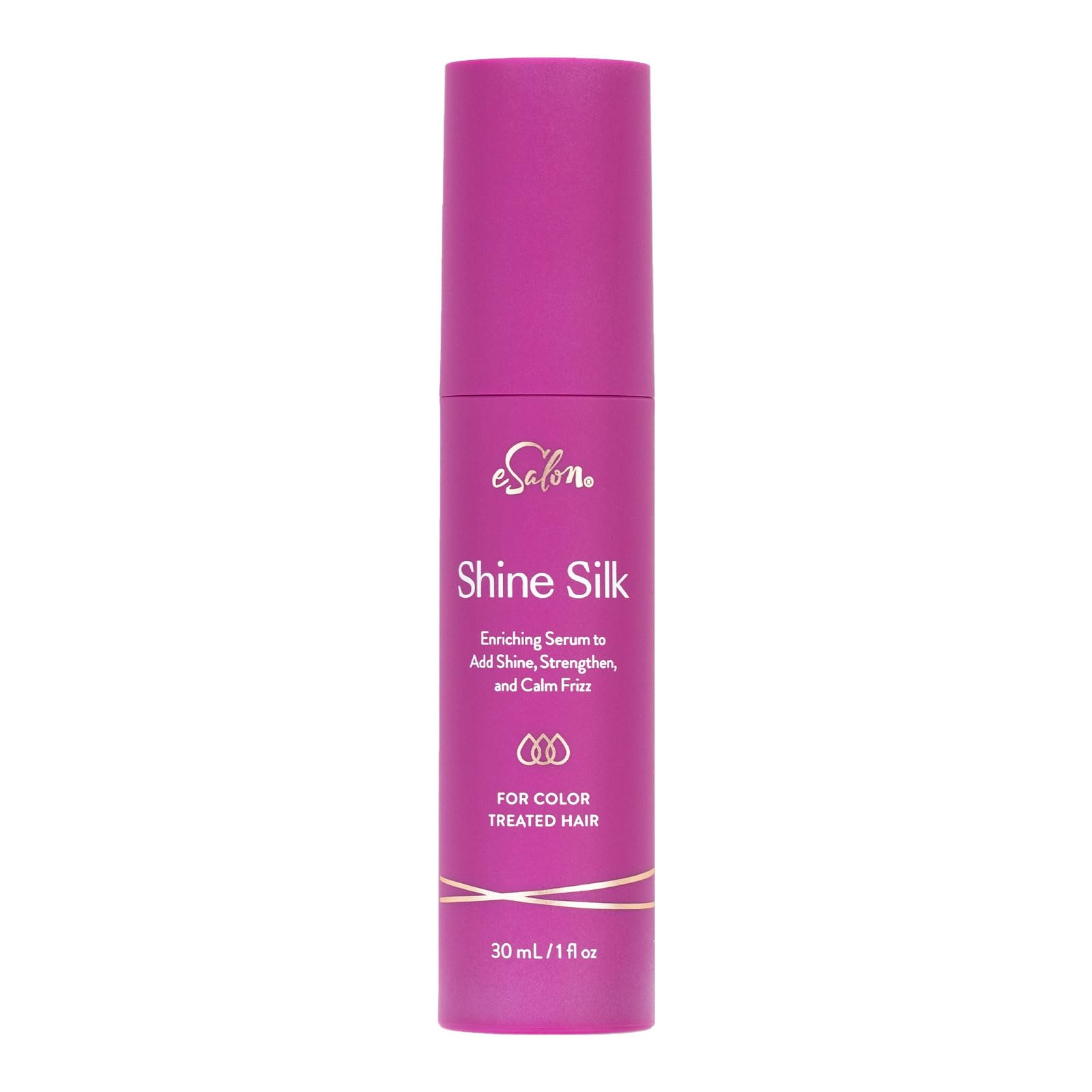 Maroon eSalon Shine Silk Hair Serum With Argan Oil 1 fl oz