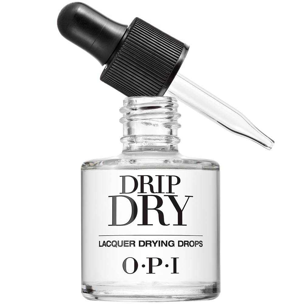 White Smoke OPI Drip Dry Polish Drying Drops | Nail Polish Quick Drying Drops | Speeds Up Manicure Drying Time | 8ml/0.28 fl oz