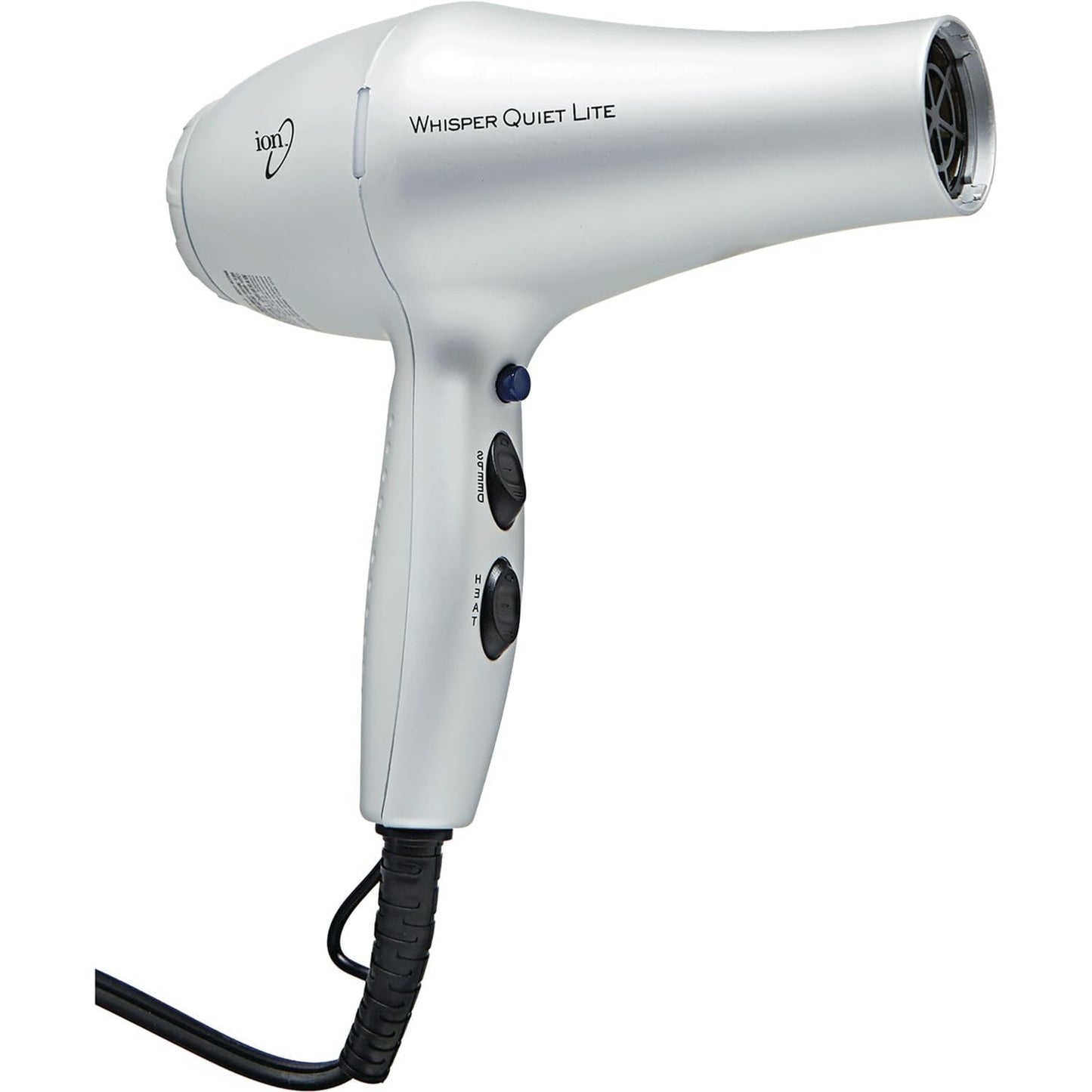 White Smoke Ion Whisper Quiet Lite Ionic Ceramic Hair Dryer, 1875 Watts, Lightweight, Powerful, 4 Temperatures, 2 Speeds