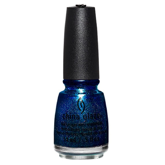 White Smoke China Glaze Rebel Collection Nail Lacquer, Blue-Ya!