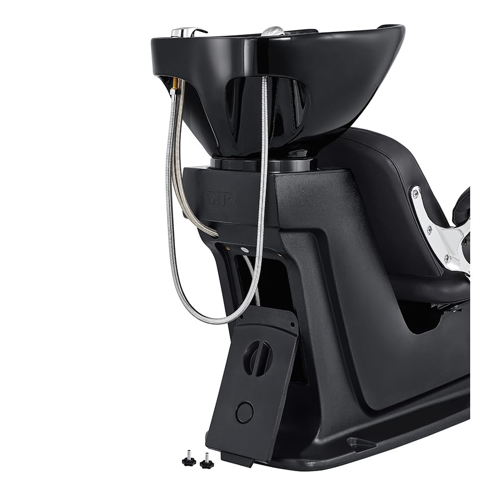 White Smoke DIR Beauty Salon Shampoo Backwash Unit, Hair Washing Shampoo Sink MOCHILAGON, Black