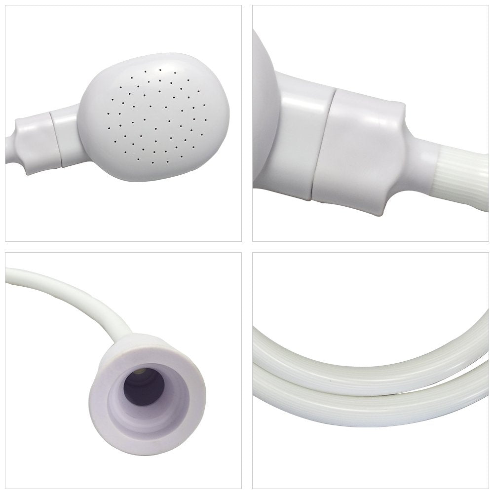 White Smoke U-BCOO Sink Spray Rubber Hose Portable Shampoo Sprayer (1M hose)