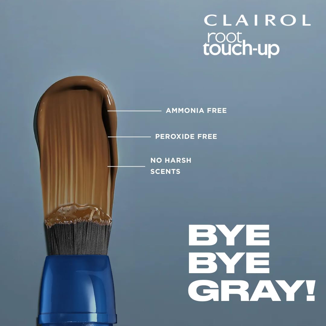 Light Slate Gray Clairol Root Touch-Up Semi-Permanent Hair Color Blending Gel, 5 Medium Brown, Pack of 1