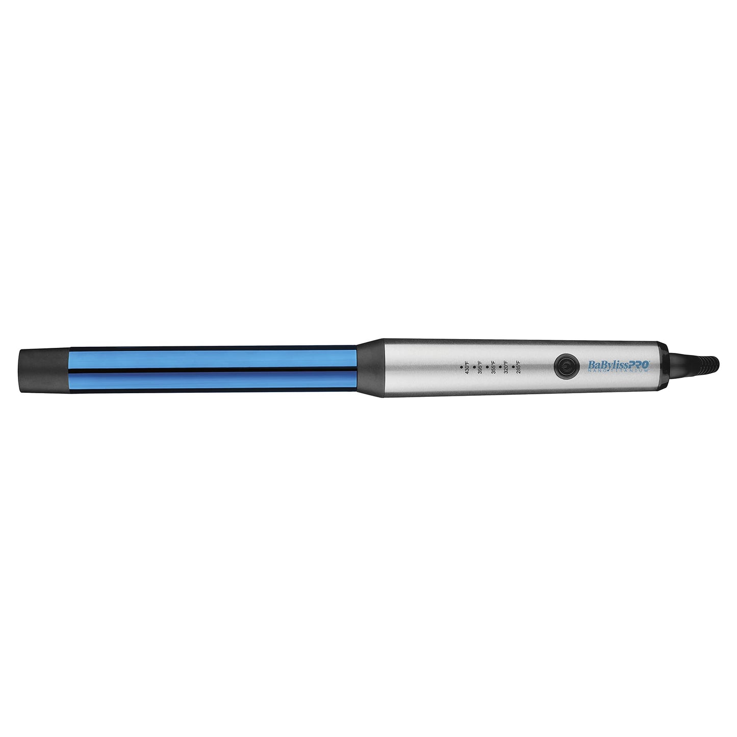 Dark Gray BaBylissPRO Nano Titanium 1" Curling Wand, Professional Hair Wand Curling Iron for Long Lasting Curls, Creates the Perfect Curls for All Hair Types