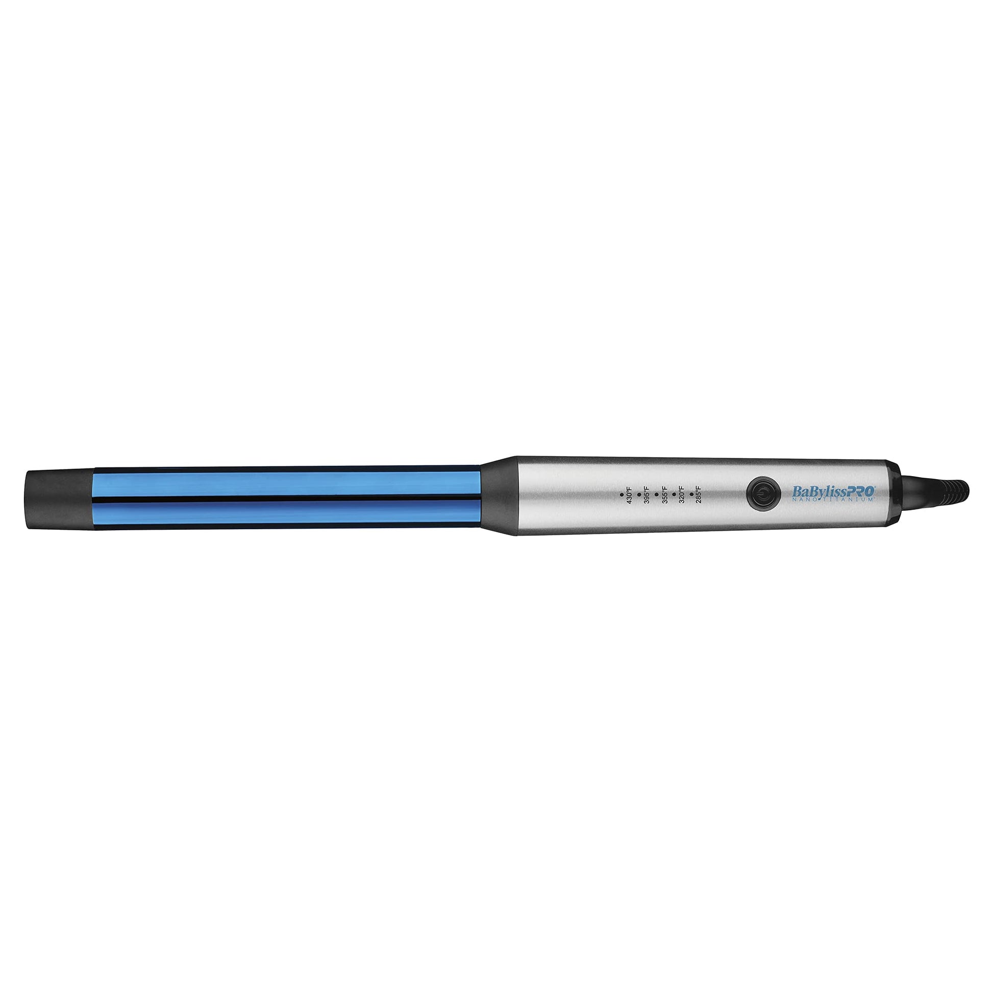 Dark Gray BaBylissPRO Nano Titanium 1" Curling Wand, Professional Hair Wand Curling Iron for Long Lasting Curls, Creates the Perfect Curls for All Hair Types