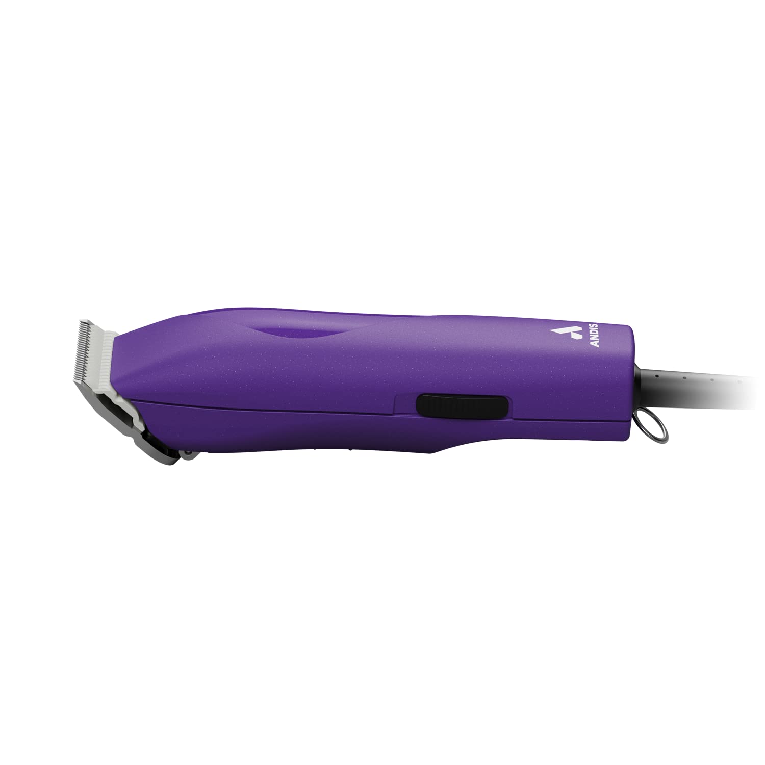 White Smoke Andis 24820 EasyClip Professional-Animal 7-Piece Detachable Ceramic Blade Clipper Kit, Frustration Free Packaging, Purple