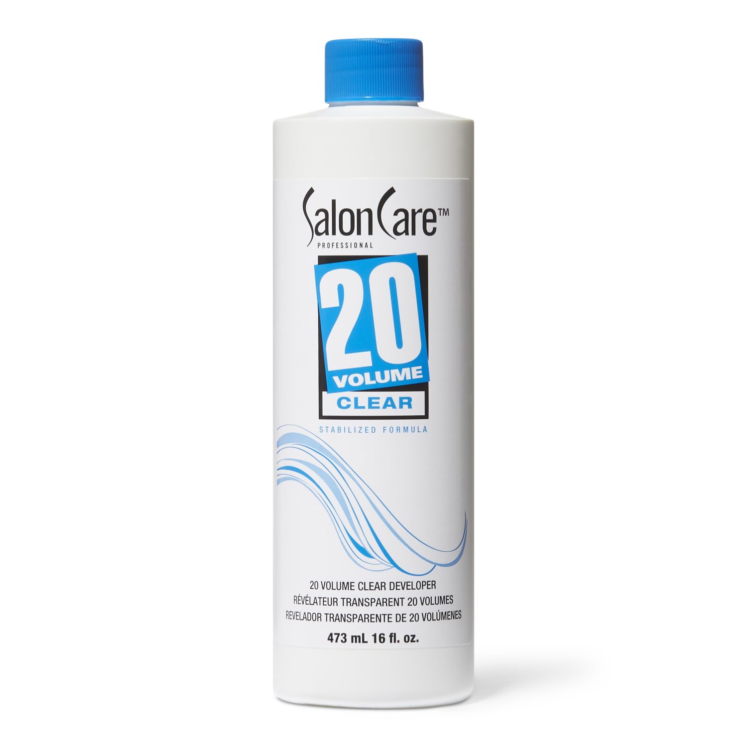 White Smoke Salon Care 20 Volume Clear Developer with Superior Gray Coverage, Stabilized Formula, 16 Ounce