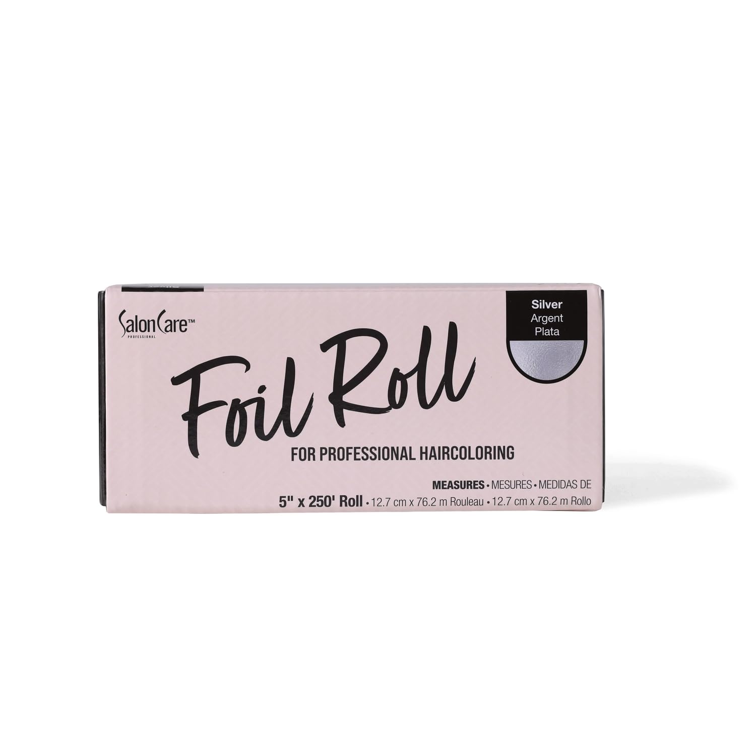 Light Gray Salon Care Silver Foil Roll 5in x 250ft