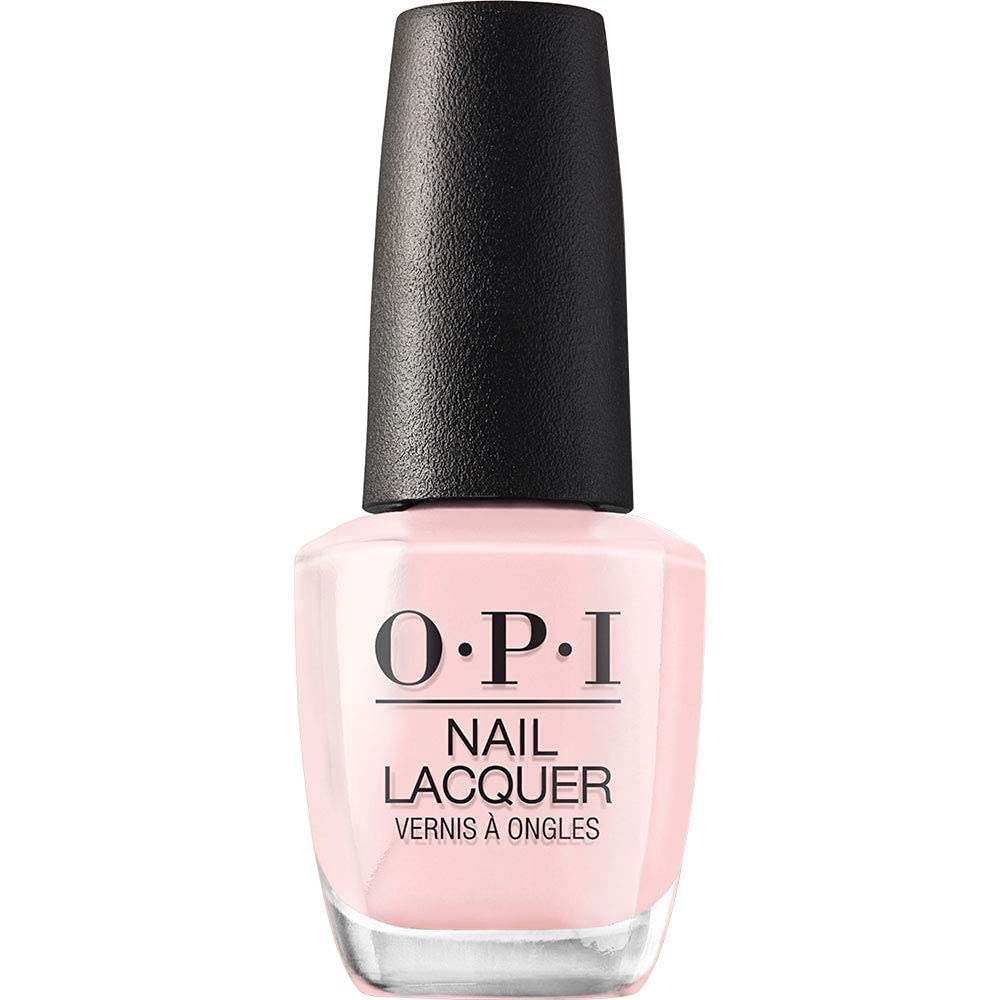 White Smoke OPI Nail Lacquer Put it in Neutral | Sheer Soft Pink Crème Chip Resistant Nail Polish | Fast Drying, Streak Free
