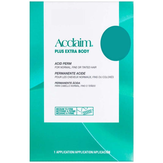 White Smoke Zotos Acclaim Plus Extra Body Acid Perm for Normal,Tinted or Fine Hair by Zotos