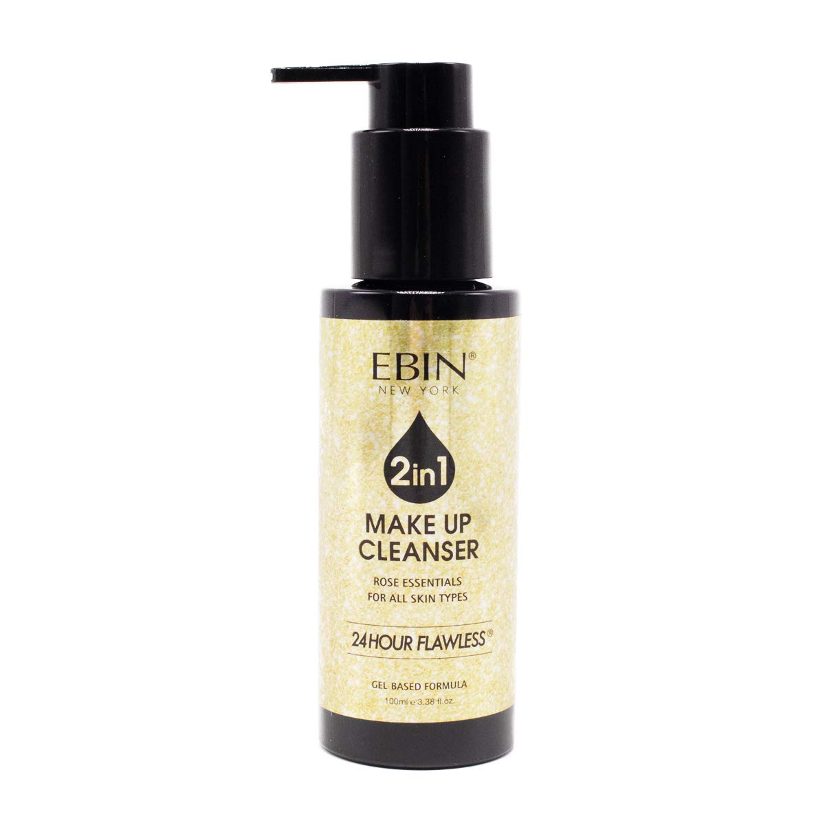 White Smoke All About Clean 2-in-1 Makeup Removing Makeup Cleanser 3.38 oz | Gentle Face Cleanser, Toner & Eyes Makeup Remover | Rose essentials for All skin types | 24 hour flawless | Gel based formula