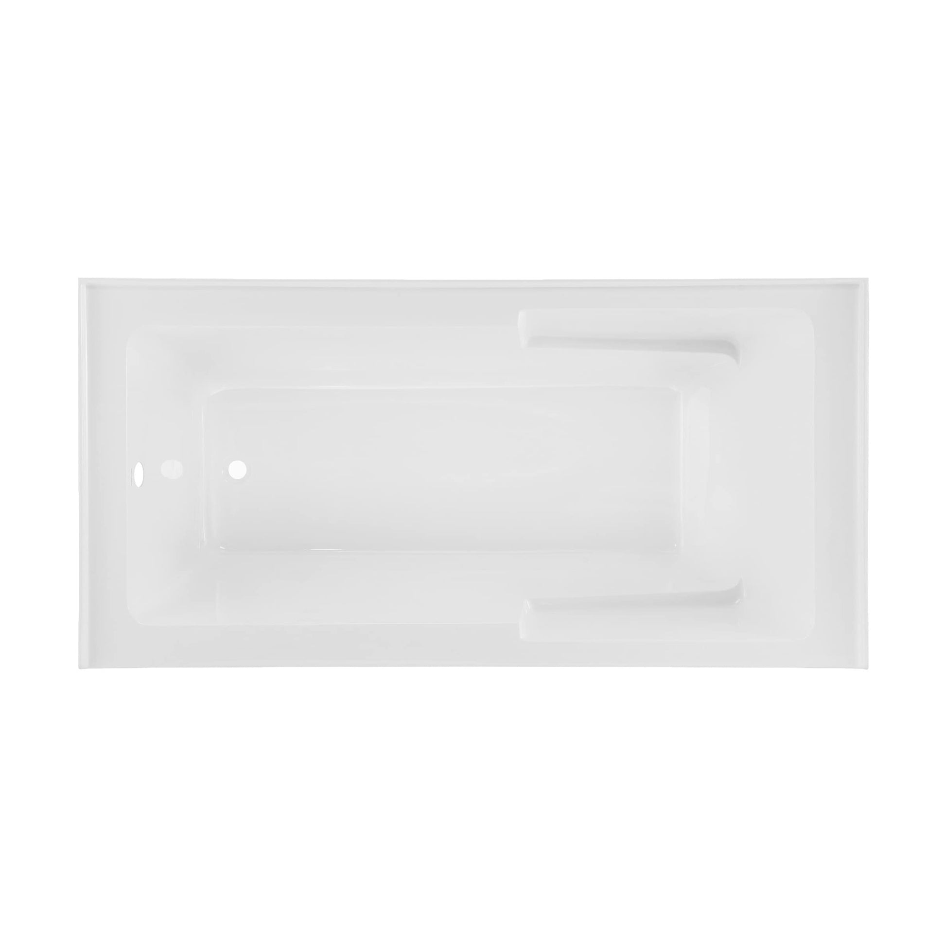 Lavender Lausanne 72" x 36" Left-Hand Drain Alcove Bathtub with Apron