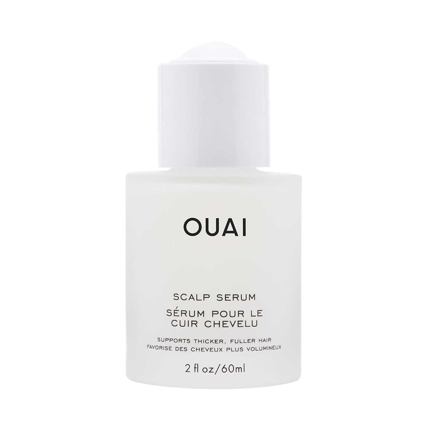Lavender OUAI Scalp Serum - Balancing Hair Serum with Red Clover Extract, Siberian Ginseng and Peptides for Thicker and Fuller-Looking Hair - Paraben, Phthalate and Sulfate Free Scalp Care (2 Fl Oz)