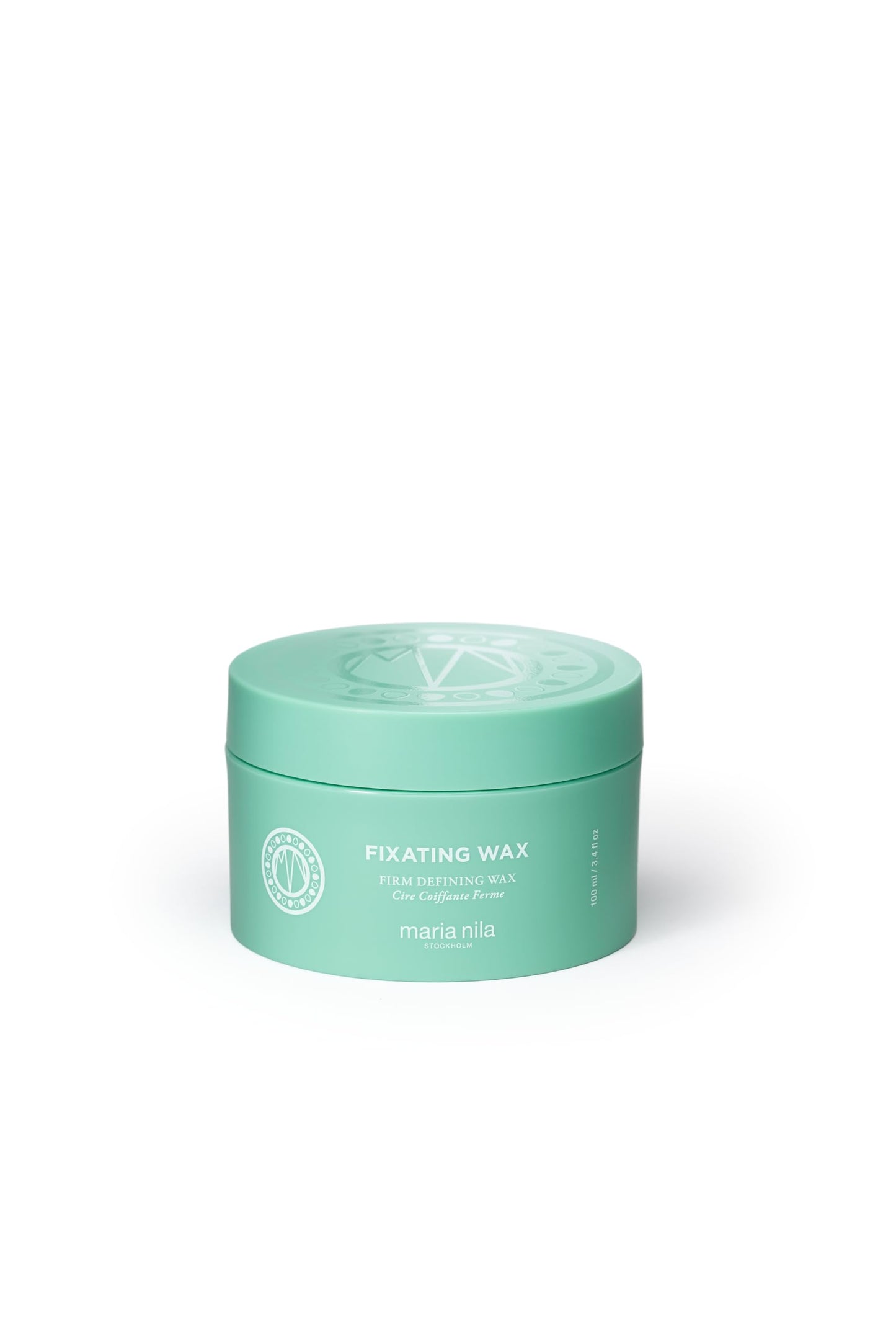 Light Blue Maria Nila Fixating Wax, 100 ml, Hold 4/5, Low Shine and Matte Finish, Long-lasting Hold, For Shorter Hair Types, 100% Vegan