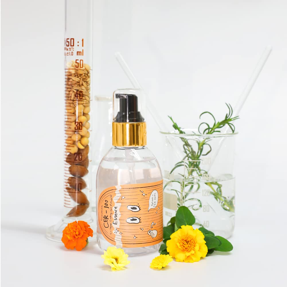 Lavender Elizavecca CER-100 Collagen Coating Hair Muscle Essence 150ml/5.07 fl.oz. - Leave-In Treatment Oil for Dry & Natural Hair | K-Beauty