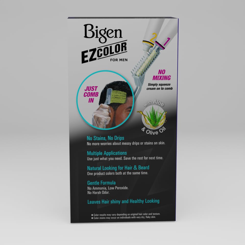 Gray M4n Bigen EZ Color for Men Natural Brown - 3 Pack