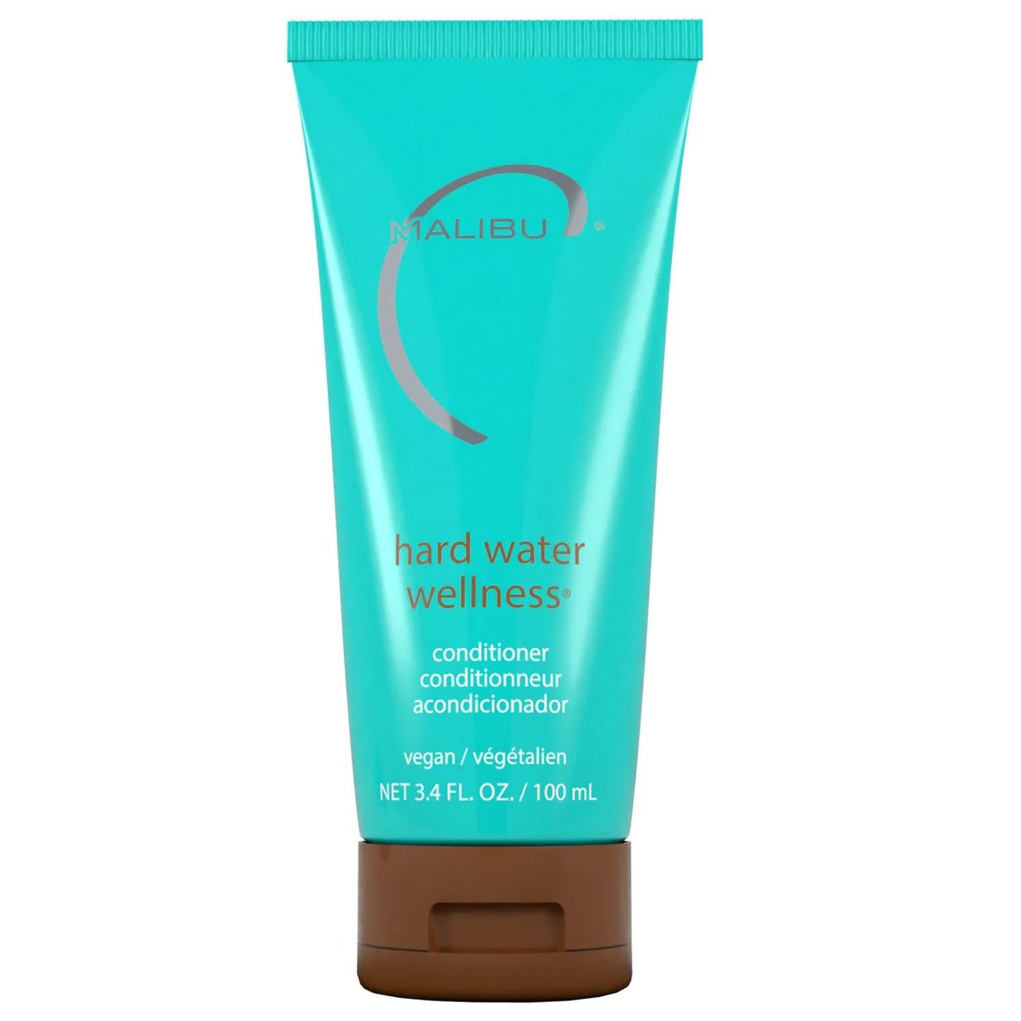 White Smoke Malibu C Hard Water Hair Conditioner for Build Up - Travel Size, Sulfate Free Moisturizing Formula for Dry Damaged Hair - Shields Against Minerals, Infuses Moisture, Restores Shine - Vegan, 9oz