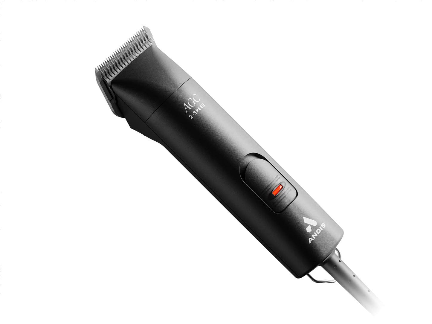 White Smoke Andis 24675 UltraEdge 2-Speed Detachable Blade Pet/Dog Clipper – Runs Cool & Quiet, Designed with Two-Speed Rotary Motor & Shatter-Proof Housing - for All Coats & Breeds - 120 Volts, Black
