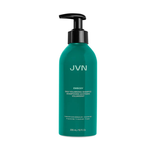 Dark Slate Gray JVN Embody Volumizing Shampoo, 10 Fl Oz, Color Safe Clarifying Shampoo for Build up, Adds Fullness, Moisture and Restores Shine, Hair Care for Women and Men, Non-Toxic, Silicone and Sulfate Free