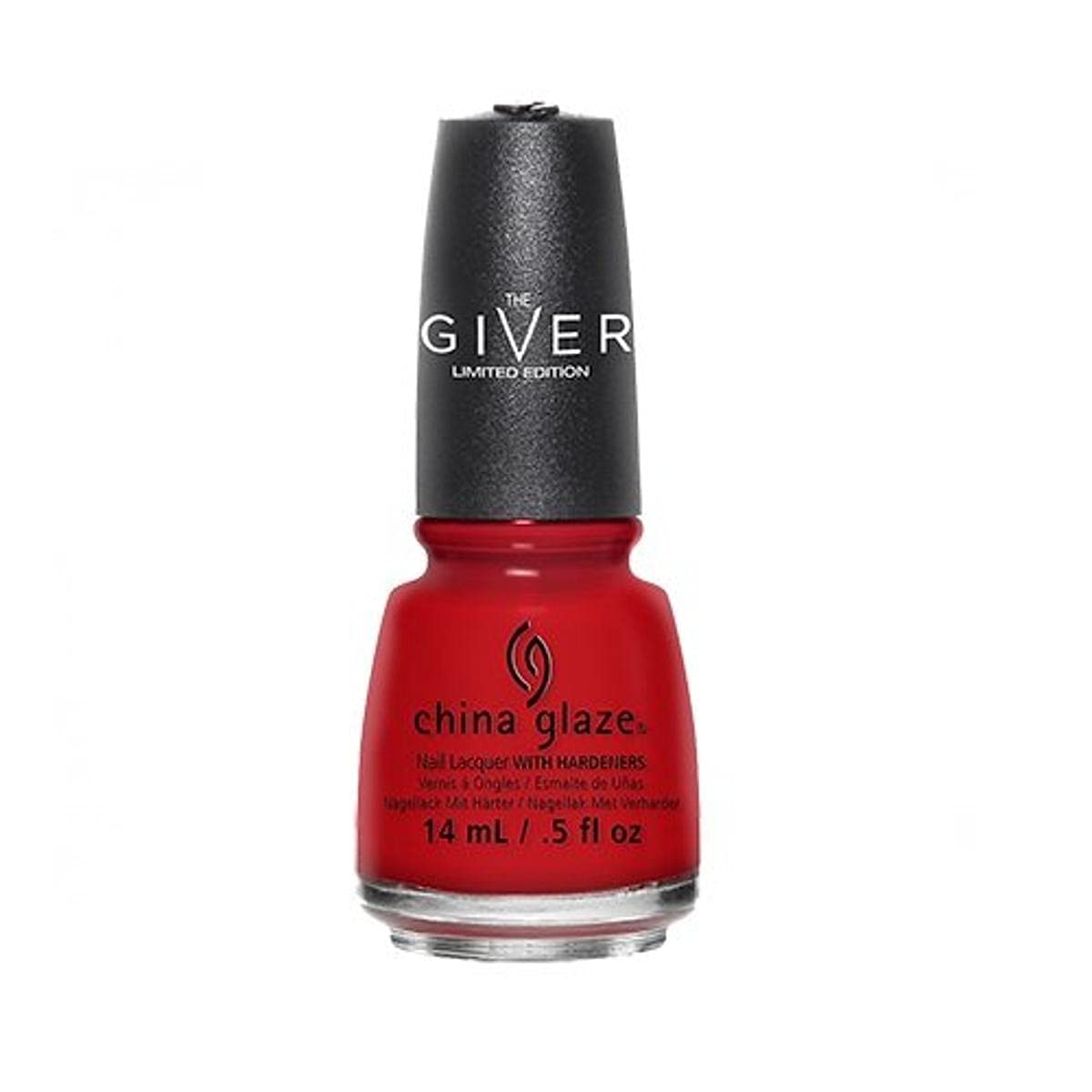 White Smoke China Glaze The Giver Nail Lacquer, Seeing Red, 0.5 Ounce