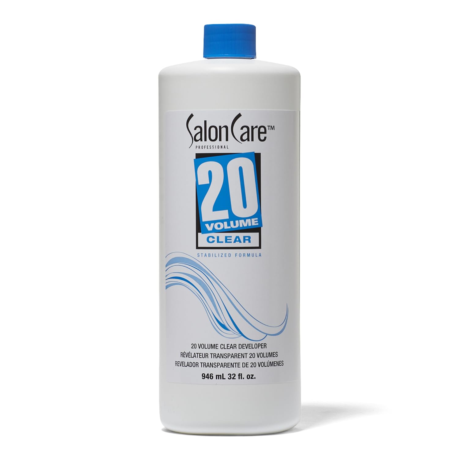 White Smoke Salon Care 20 Volume Clear Developer, Superior Gray Coverage, Stabilized Formula for Consistent, Predictable Results, 32 Ounce